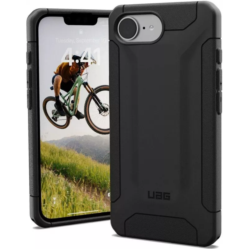 Urban Armor Gear UAG iPhone 16e Scout Bulk Juoda (114508B14040) tvirtas dėklas
