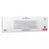 Mechaninė klaviatūra White Shark Wakizashi-2 US Red Switch, TKL/US išdėstymas, balta