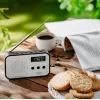 Nešiojamasis skaitmeninis radijas Adler AD 1907 — AM/FM, skaitmeninis imtuvas, žadintuvas, USB-C, 600 mAh baterija, LCD, 20 išsaugotų stočių, teleskopinė antena