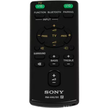 Sony RM-ANU191 nuotolinio valdymo pultas Laidinis Mygtukai