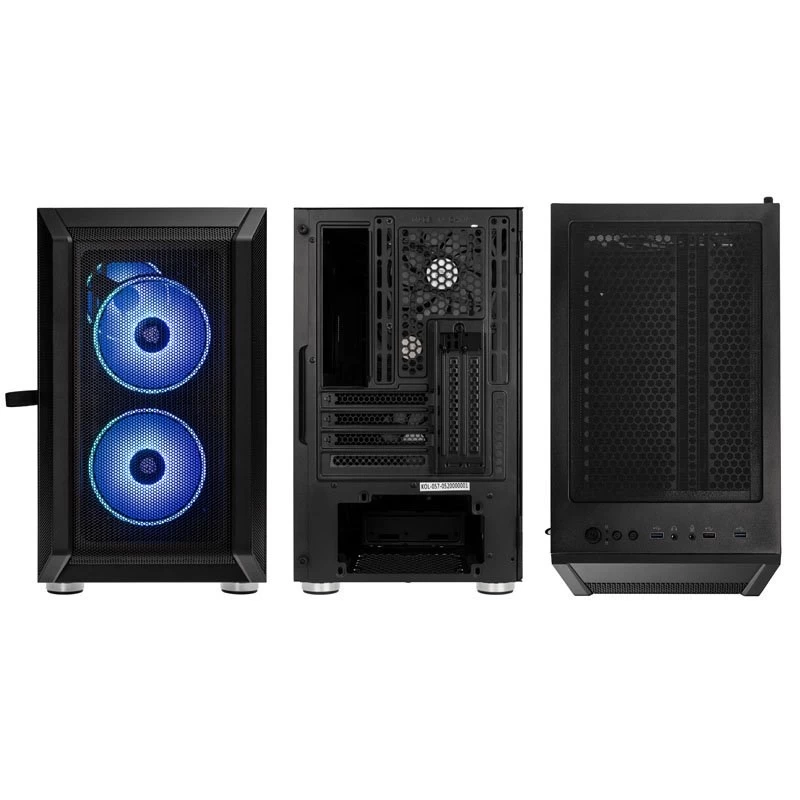Kolink Citadel Mesh RGB Micro-ATX korpusas – juodas