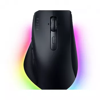 Razer Pro Click V2 pelė, žaidimų, dešiniarankiams, RF belaidė + Bluetooth + USB Type-C, optinė, 30000 DPI