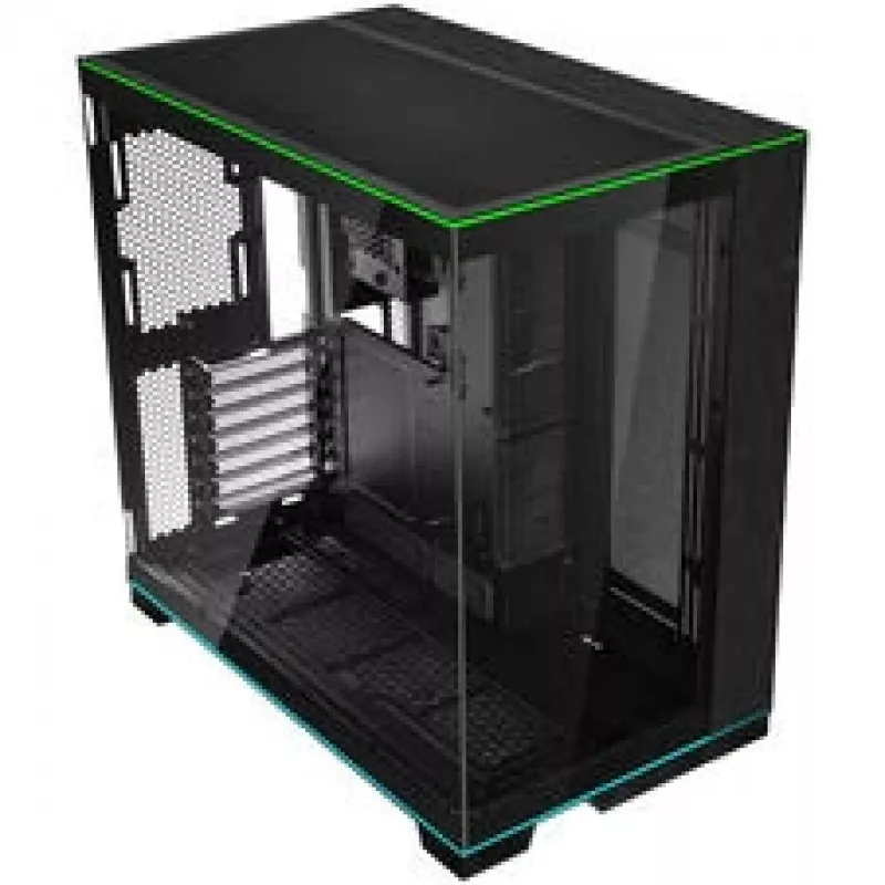 Lian Li O11 Dynamic EVO RGB PC korpuso rinkinys, Midi-Tower, ARGB, grūdintas stiklas + 3x UNI FAN SL-INF - juoda