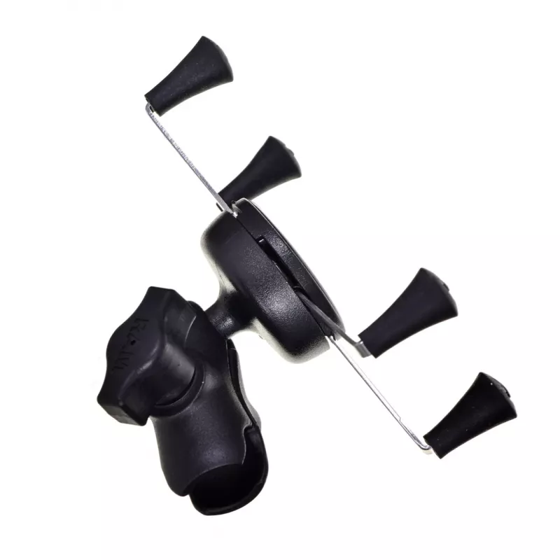 RAM Mounts X-Grip didelis telefono laikiklis su motociklo šakės stiebo baze
