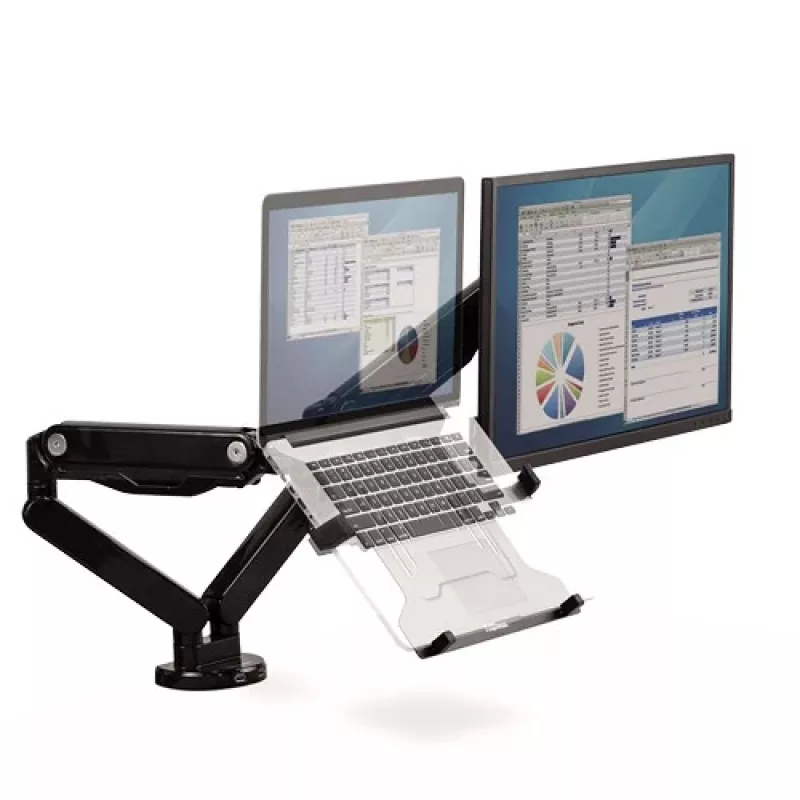 Fellowes Ergonomics nešiojamojo kompiuterio pagrindas monitorių laikikliams – VESA tvirtinimai