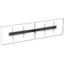 TECH DATA Vision VFM-F50_DL - tvirtinimo komponentas (bėgelis) - 2 LCD/plazmos konsolėms - aliuminis - juodas - ekrano dydis: iki 218,4 cm (iki 86)