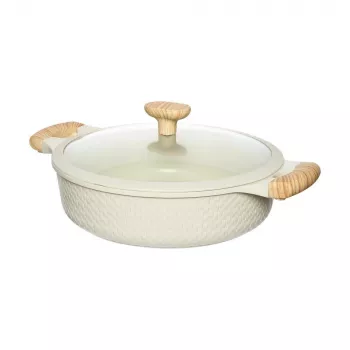 Sekli keptuvė D28cm 4,1L/smėlio spalvos