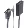 shiverpeaks BS10-01006 vaizdo kabelio adapteris 0,15 m VGA (D-Sub) + 3,5 mm HDMI A tipo (standartinis) juodas (BS10-01006)