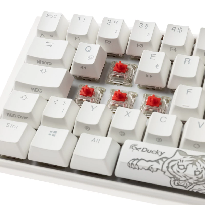 Ducky One 3 Classic Pure White SF klaviatūra USB German White (DKON2167ST-RDEPDPWWWSC1)