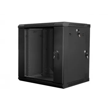 19 colių 12U pakabinama stovo spinta LANBERG 600x600 mm juoda