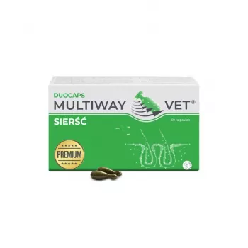 Minkštos gelinės atsukamos kapsulės JM Sante Multiway Vet kailiui ir odai šunims ir katėms 60 vnt., 150 g