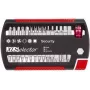 Bitų rinkinys Wiha 7948-927 — 31 vnt., šešiabriaunis kotas, 25 mm ilgis, yra Robertson, Spanner, Torx, Tri-Wing ir tuščiaviduriai/hi‑torq (T8H–T27H) dydžiai