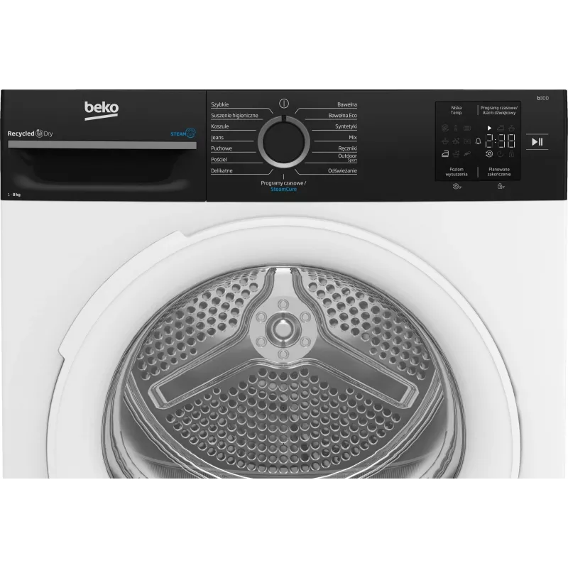 Drabužių džiovyklė BEKO BM3T3823WBW plonas modelis