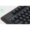 Laidinė mechaninė pilno dydžio klaviatūra KeySonic KSK-8202ELU-T (DE) — USB, vokiškas išdėstymas, juoda