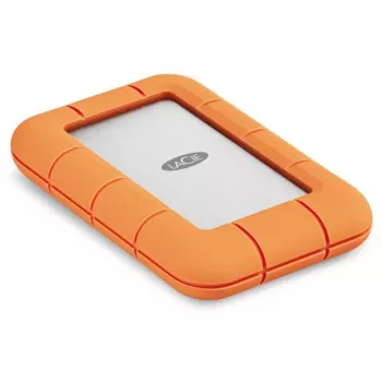 Išorinis SSD LaCie STND4000400 4 TB USB4 Gen 3x2 Thunderbolt USB Type-C, oranžinis / nerūdijantis plienas
