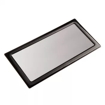 Dulkių filtras 240 mm radiatoriams DEMCiflex DF0031 — juodas rėmas ir juodas tinklelis