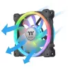 Thermaltake SWAFAN 14 RGB ventiliatorius, 14 cm, juodas, 500–2000 RPM