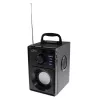 Belaidis garsiakalbis MEDIA-TECH MT3179, 20 W (RMS 15 W), Bluetooth 5.1, FM, MicroSD, USB, AUX, ličio jonų, 6 val., medinis korpusas