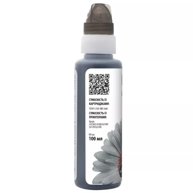 Suderinamas Barva Epson 101 BK (C13T03V14A) (E101-558-1K) rašalo papildymo buteliukas, juodas