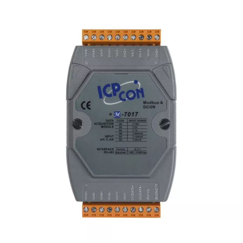 MODBUS, 8x AI