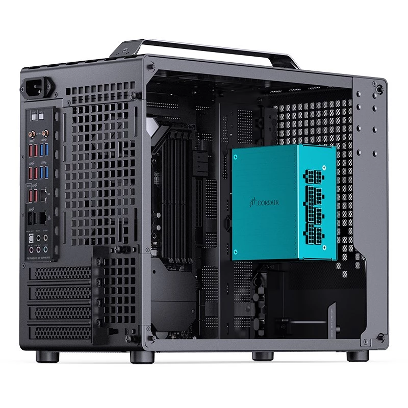 Jonsplus MATX Rankenos Korpusas Z20 - juodas
