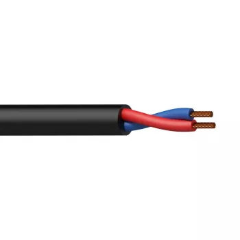 Audio kabelis PROCAB PLS215/1 100 m juodas varis AWG 16