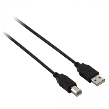 V7 USB 2.0 laidas USB A į B vyriškas/vyriškas juodas 5 m