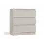 Komoda MALWA M3, top e shop — 3 stalčiai, 700×750×400 mm, medžio drožlių plokštė, kašmyro matinė apdaila