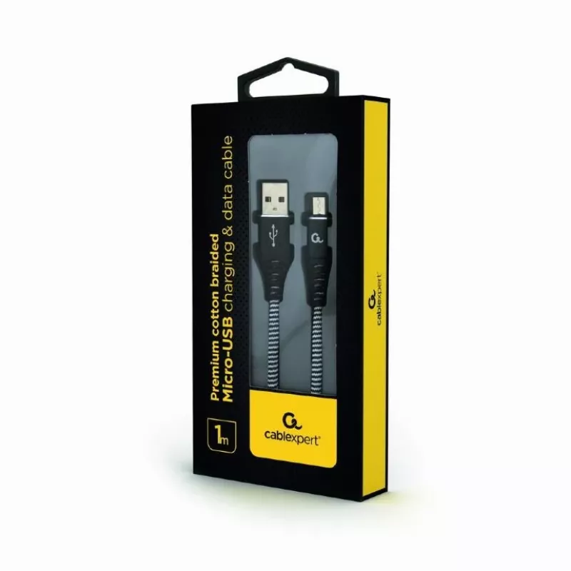 USB laidas Gembird CC-USB2B-AMMBM-1M-BW