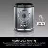 Nešiojamasis plaktuvas Ninja BC251EUGY, 0,57 l dubuo, 11,1 V baterija, nerūdijančio plieno peiliai, permatomas/pilkas