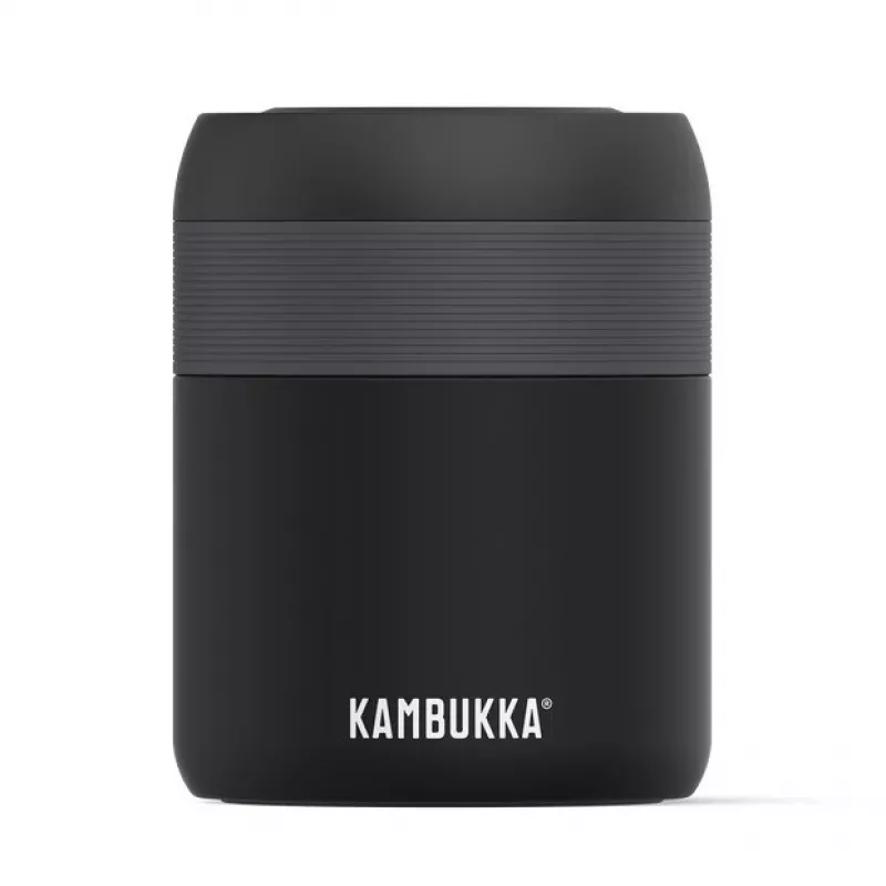 Vakarienės termosas Kambukka Bora 600 ml - matinė juoda