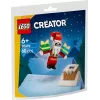Konstravimo žaislas LEGO Santa's Chimney polybag 30692 – mini sezoninis konstravimo rinkinys