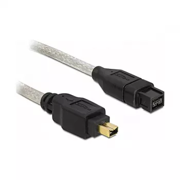 FireWire A/B kabelis DeLOCK 82589 2,0 m pilkas kištukas/kištukas