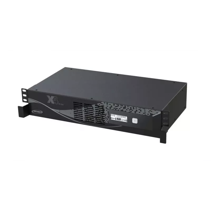 Nepertraukiamo maitinimo šaltinis (UPS) Infosec X4 1000 RM Plus 1 kVA 600 W 10 kintamosios srovės lizdų