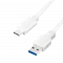 USB kabelis LogiLink CU0175 USB 3.2 Gen 1 1,5 m USB A USB C Baltas