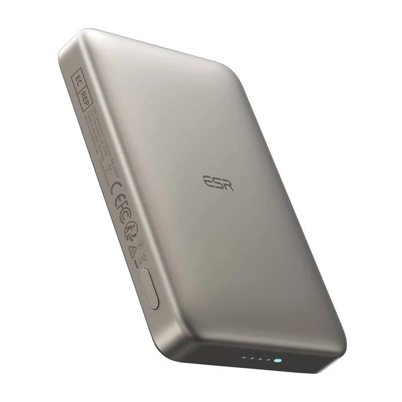 ESR Qi2 MagSlim 10000 mAh magnetinė išorinė baterija (smėlio)