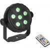 LED spot EUROLITE PK-3 USB TCL 3W RGB – kompaktiškas USB maitinamas RGB prožektorius, 3W