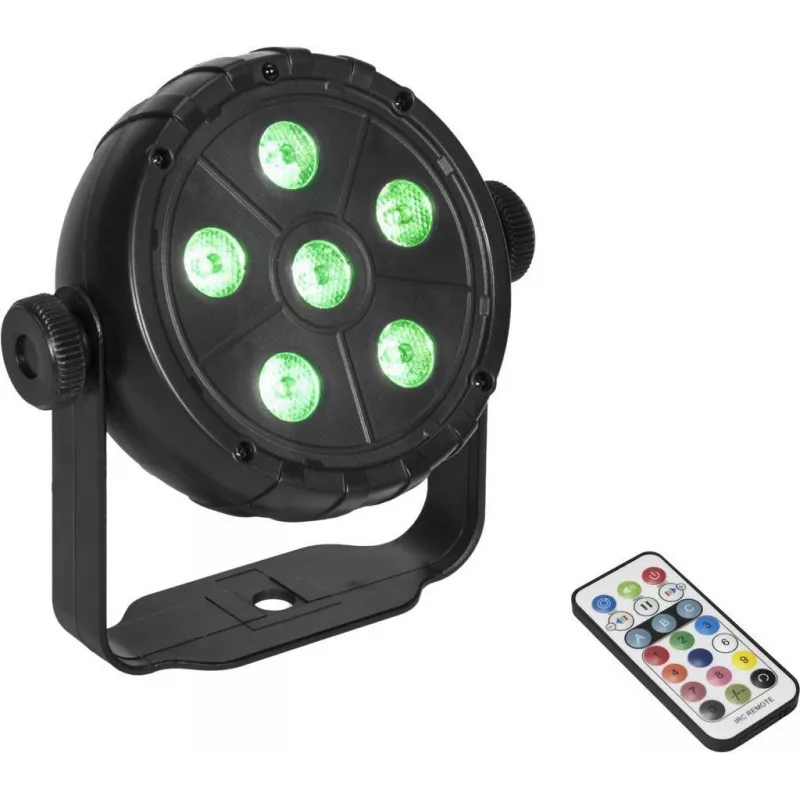 LED spot EUROLITE PK-3 USB TCL 3W RGB – kompaktiškas USB maitinamas RGB prožektorius, 3W