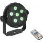 LED spot EUROLITE PK-3 USB TCL 3W RGB – kompaktiškas USB maitinamas RGB prožektorius, 3W