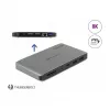 Dokų stotelė DeLOCK Thunderbolt 3 8K Dual DisplayPort USB LAN SD Audio PD 3.0