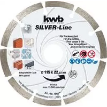 kwb 796170 Deimantinis pjovimo diskas, skersmuo 115 mm, 1 vnt. (796170)