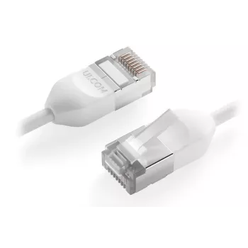 Tinklo kabelis Ubiquiti UACC-Cable-Patch-Outdoor-C6A-3M-W RJ-45 Cat6a 3 m baltas