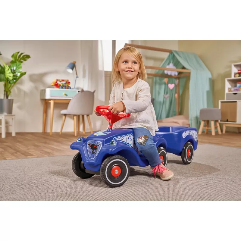 Važinėjamas automobilis Simba-Dickie BIG Bobby-Car, stūmimo pavara, amžius 1–5 m., 4 ratai, mėlynas/raudonas