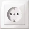 Lizdas CEE 7/3 Merten MEG2301-1425 Baltas