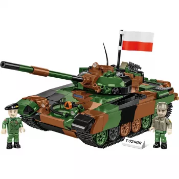 Statybinis rinkinys COBI T-72M1R PL/UA Ginkluotosios pajėgos 724 dalys