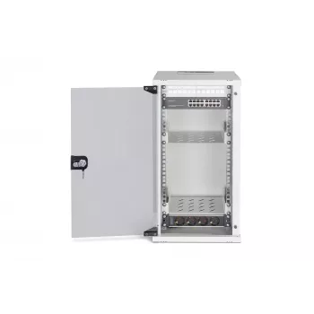 Prie sienos montuojamas stovas Digitus DN-49104-SET 12U 60kg IP20 Pilka