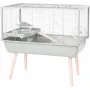 Narvelis ZOLUX Neolife 80 žalias žiurkėnams — metalas/plastikas, 780×480×750 mm, 9 mm atstumas tarp virbų