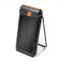 Logilink - Saulės energijos powerbank - žibintuvėlis - Li-Pol - 10000 mAh - 18 W - 3 A - PD 2.0, QC 3.0, itin greitas įkrovimas - 2 išvesties prievadai (USB Type A, 24 kontaktų USB-C) - su kabeliu: USB (PA027