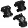 Inline skates Muuwmi 682 reguliuojamo dydžio 33–36 Žalia/Juoda su apsaugų rinkiniu