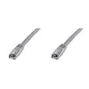 Tinklo kabelis Digitus CAT 5e SF/UTP komutacinis kabelis RJ-45 Cat5e 10 m pilkas